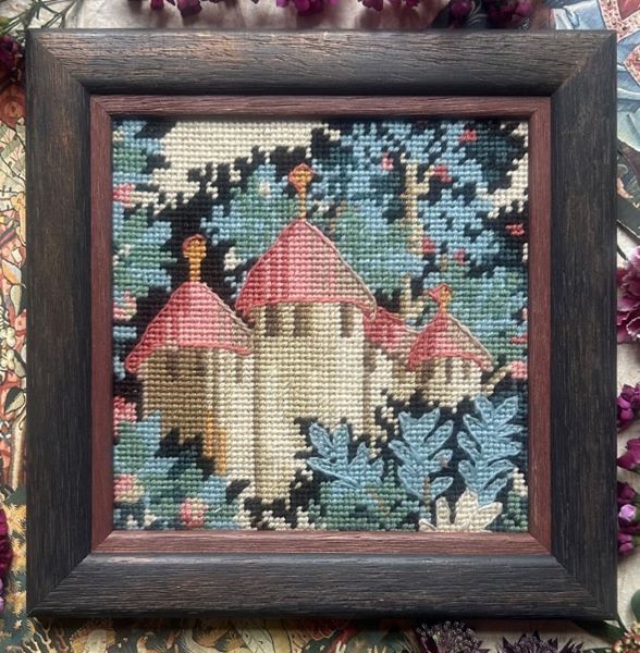 Medieval Castle Tapestry Kit, Needlepoint Kit - Glorafilia