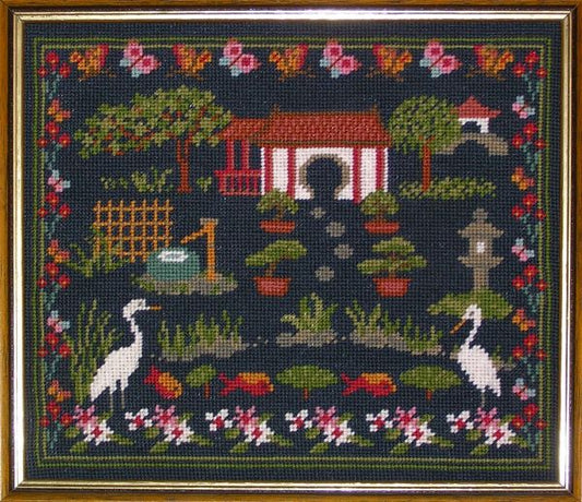 Oriental Garden Sampler Needlepoint Tapestry Kit - The Fei Collection