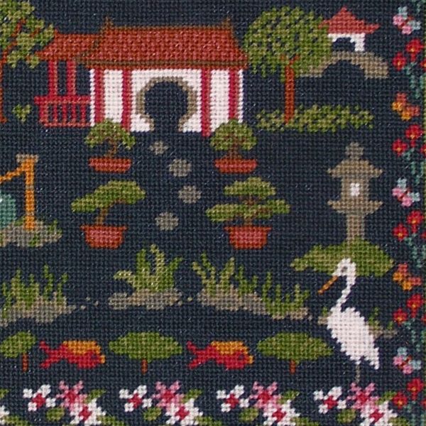 Oriental Garden Sampler Needlepoint Tapestry Kit - The Fei Collection