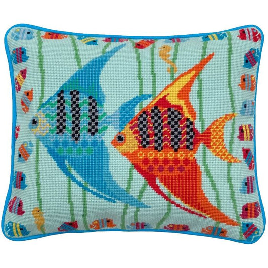 Painted Angels AQUA Tapestry Kit - One Off Needlework