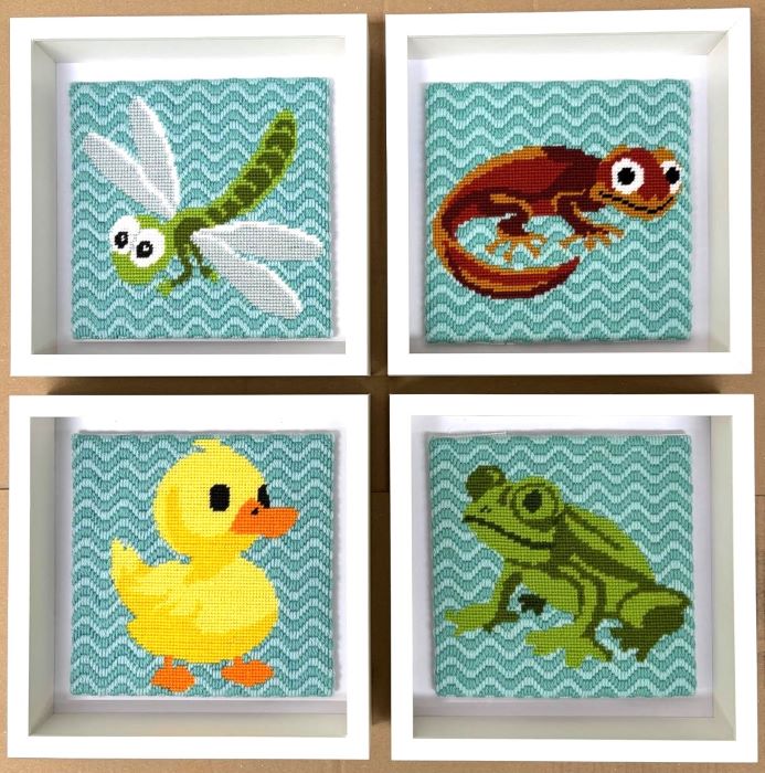 Wildlife Pond Tapestry Kits - Sew Needlecraft