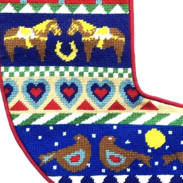 Pony Christmas Stocking Tapestry Kit Heirloom Needlecraft Tapestry