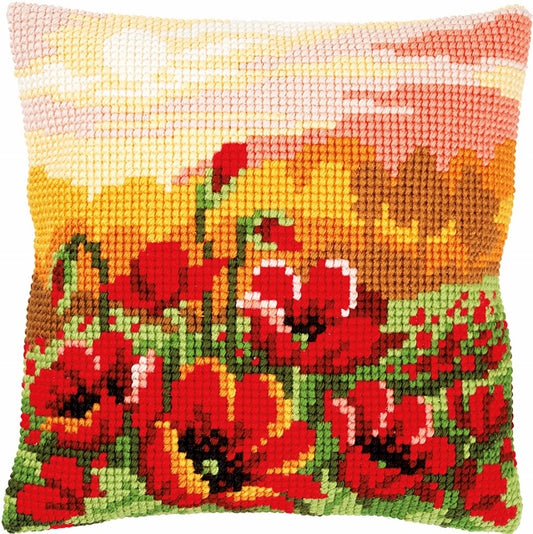 Poppy Meadow CROSS STITCH TAPESTRY Kit, Vervaco PN-0157583