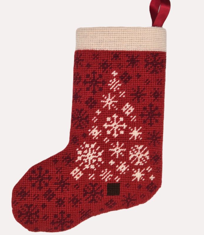 Snowflake Christmas Stocking Tapestry Kit - Appletons