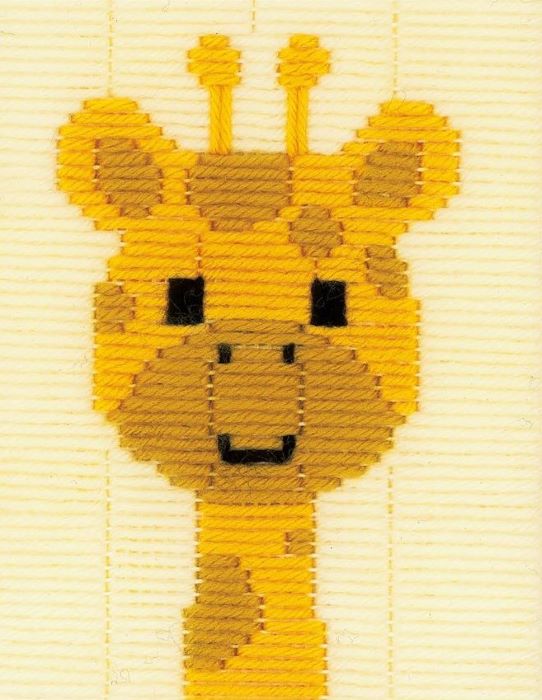 Sweet Giraffe Long Stitch Kit - Vervaco