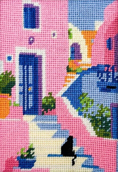 Mediterranean Stairway Tapestry Kit - Milpoint