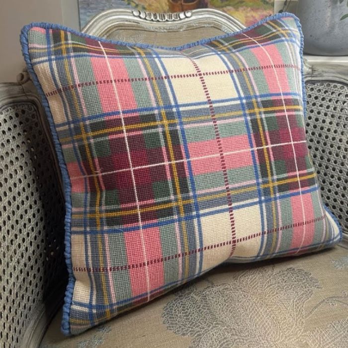 Tartan Tapestry Kit, Needlepoint Kit - Glorafilia