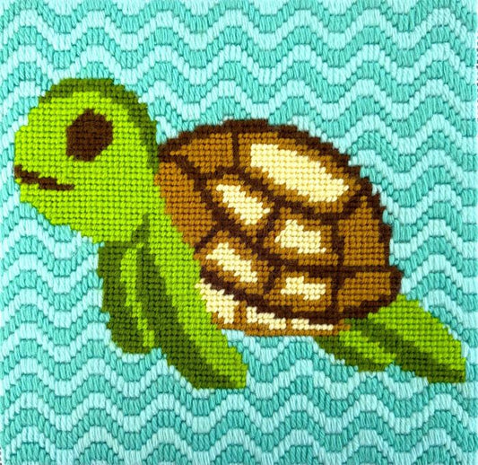 Turtle Tapestry Kit, Shelldon - Sew Needlecraft