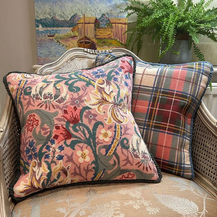 Tartan Tapestry Kit, Needlepoint Kit - Glorafilia