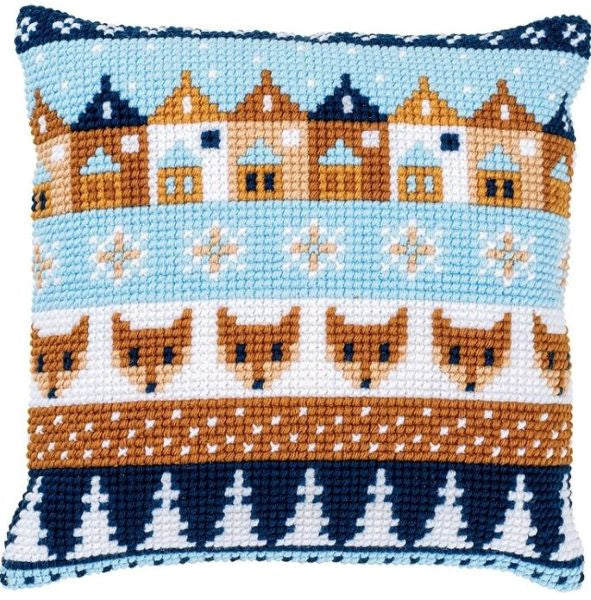 Winter Motif Fox CROSS STITCH TAPESTRY Kit, Vervaco PN-0170316