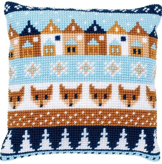 Winter Motif Fox CROSS STITCH TAPESTRY Kit, Vervaco PN-0170316