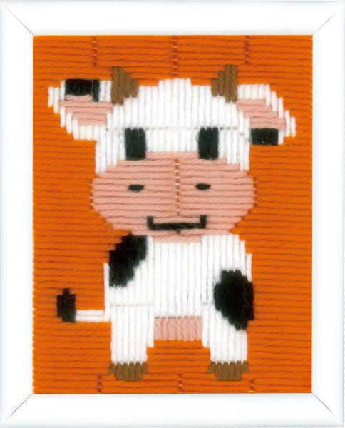 Cow Long Stitch Kit - Vervaco