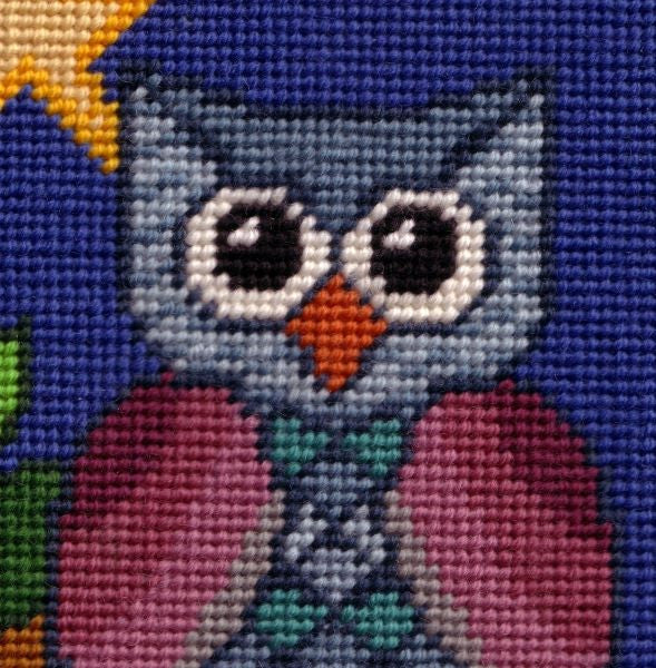 Little Owl Tapestry Kit - Sew Inspiring