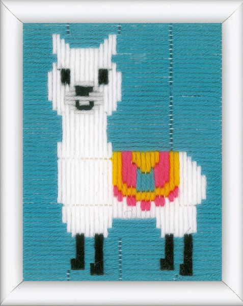 Llama Long Stitch Kit - Vervaco