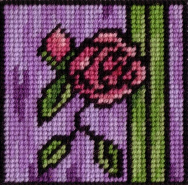 Mackintosh Rose Tapestry Kit II - Sew Inspiring