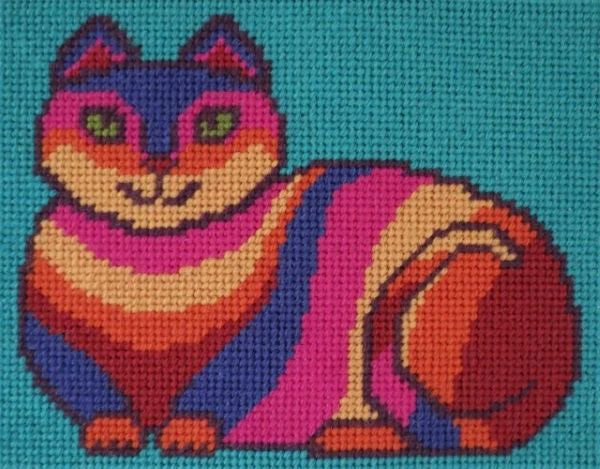 Rainbow Cat Tapestry Kit - Sew Inspiring