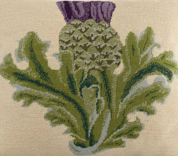 Scottish Thistle Tapestry Kit (cream) - Appletons