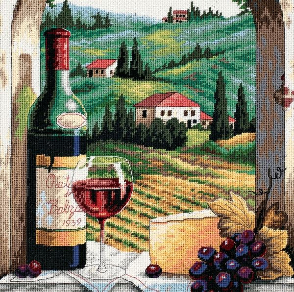 Tuscan View Tapestry Kit - Dimensions Needlepoint