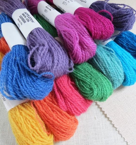 Appletons Tapestry Wool / Crewel Wool - Vibrant - set of 12