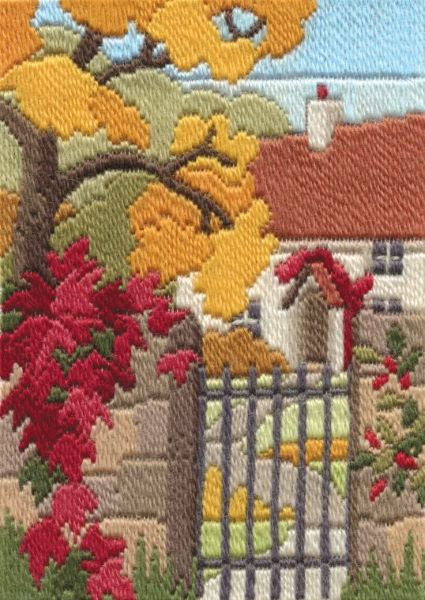 Autumn Garden Long Stitch Kit - Derwentwater Designs MLS19