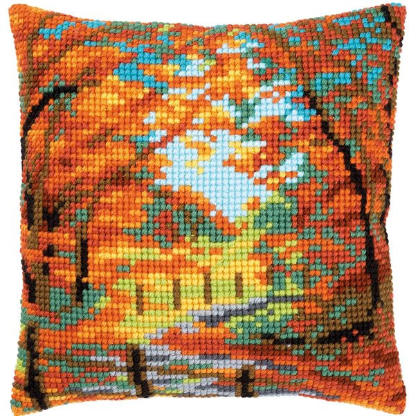 Autumn Landscape CROSS STITCH TAPESTRY Kit, Vervaco PN-0155863