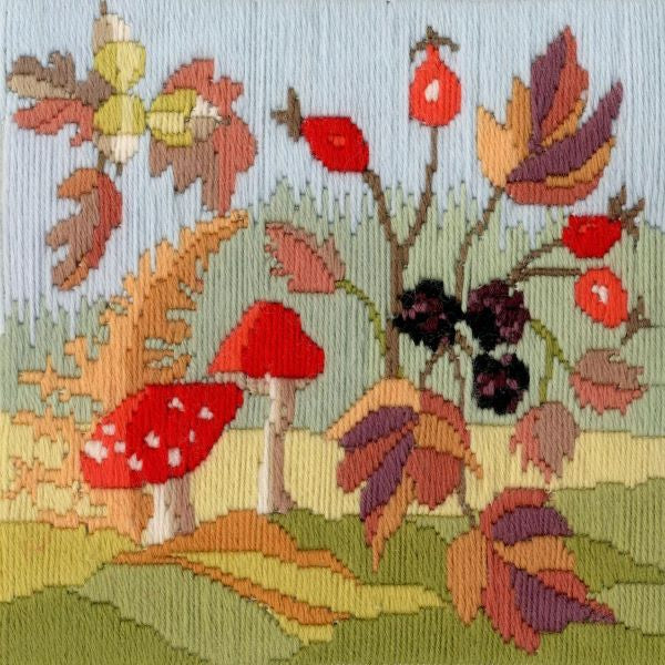 Autumn Season Long Stitch Kit - Derwentwater Designs LSS03