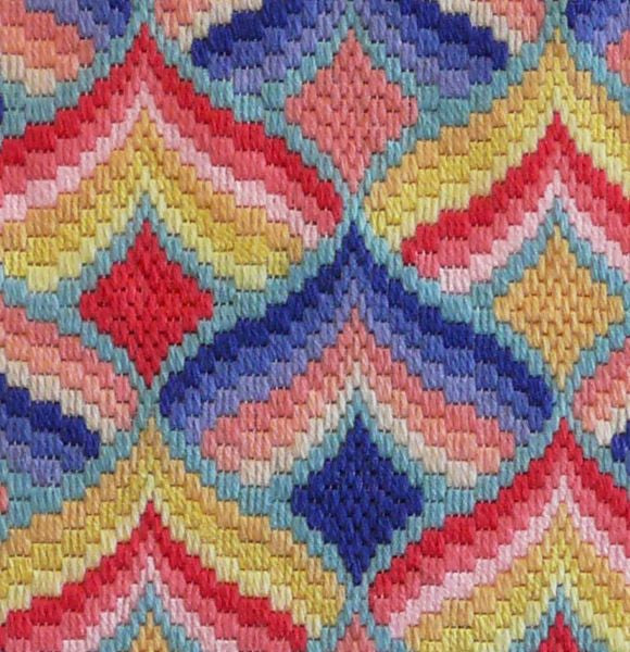 Ice-Cream Bargello Tapestry Kit, CHARTED - Appletons