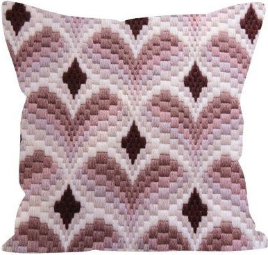 Bargello Cuori Tapestry Kit, CHARTED - Designer's Needle