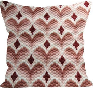 Bargello Rosa Tapestry Kit, CHARTED - Designer's Needle