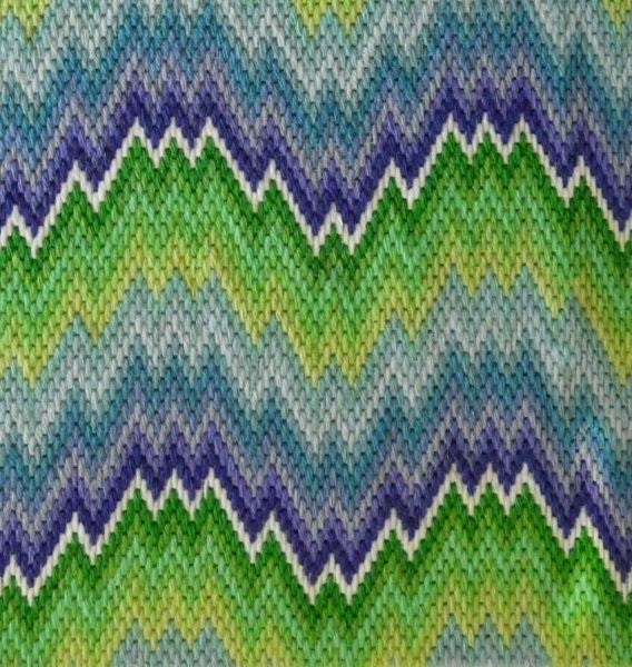 Waves Bargello Tapestry Kit, CHARTED - Appletons