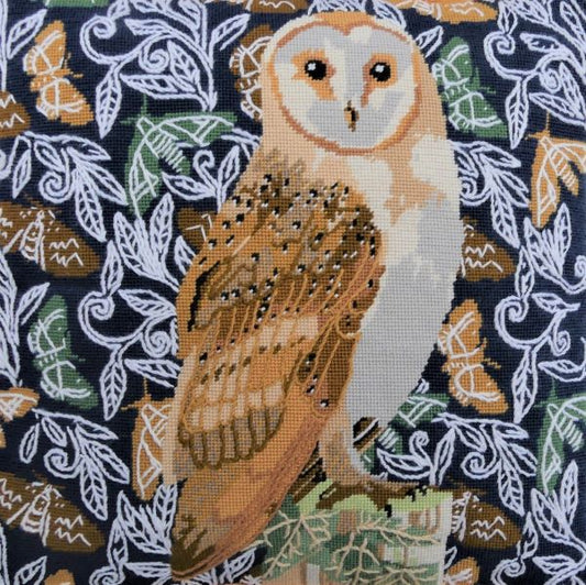 Barn Owl Tapestry Needlepoint Kit - Celia Lewis