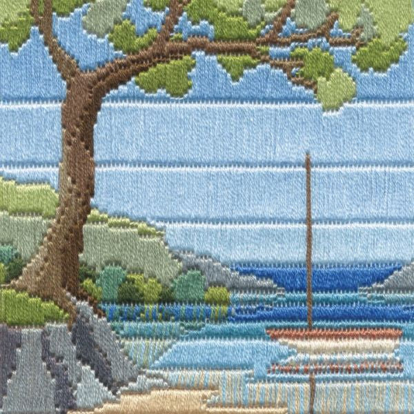 Beach Cove Long Stitch Kit - Derwentwater Designs