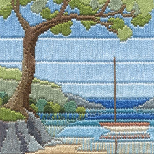 Beach Cove Long Stitch Kit - Derwentwater Designs