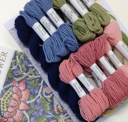 William Morris Bellflower Tapestry Kit - Bothy Threads