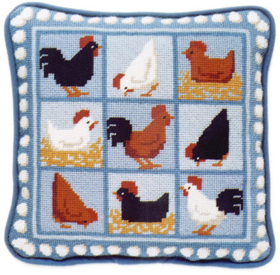 Blue Hens Tapestry Kit - One Off Needlework