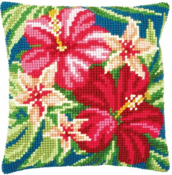 Botanical Flowers CROSS STITCH TAPESTRY Kit, Vervaco PN-0179963