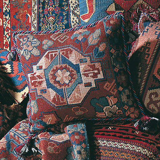 Bukhara Kelim Tapestry Kit, Needlepoint Kit - Glorafilia