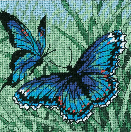 Butterfly Duo Needlepoint Tapestry Kit - Dimensions D07183