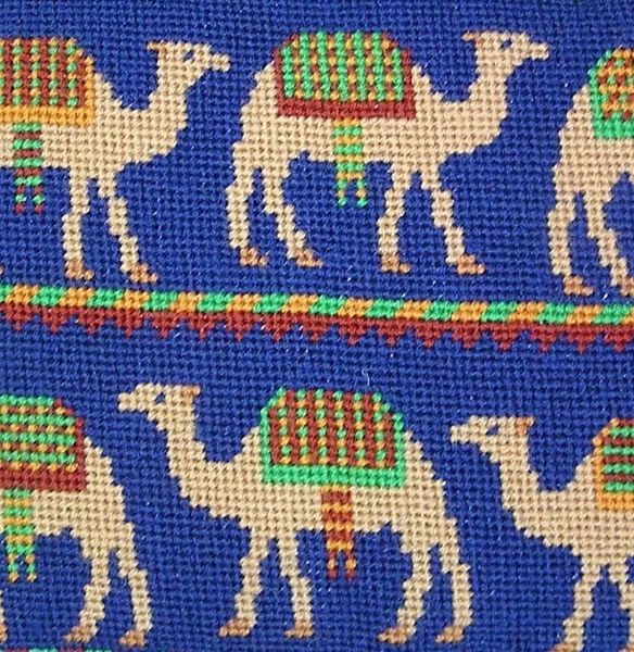 Camel Parade Needlepoint Tapestry Kit - The Fei Collection