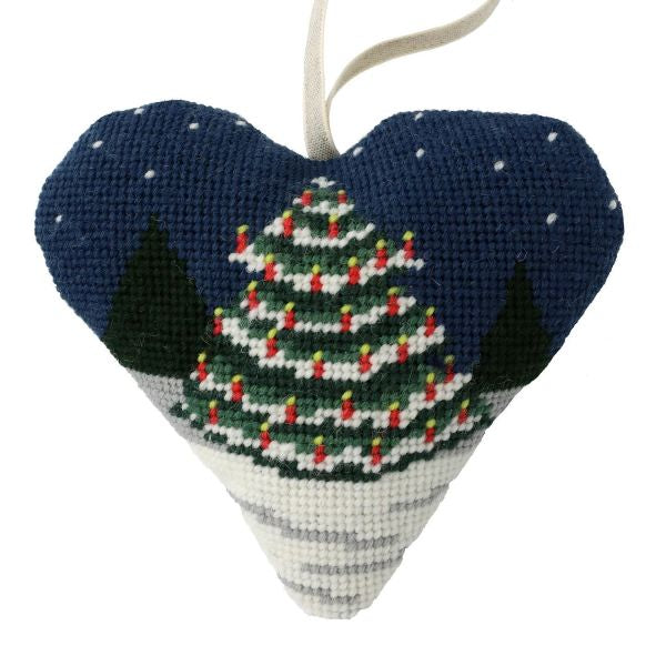 Christmas Tree Heart Tapestry Kit - Cleopatra's Needle