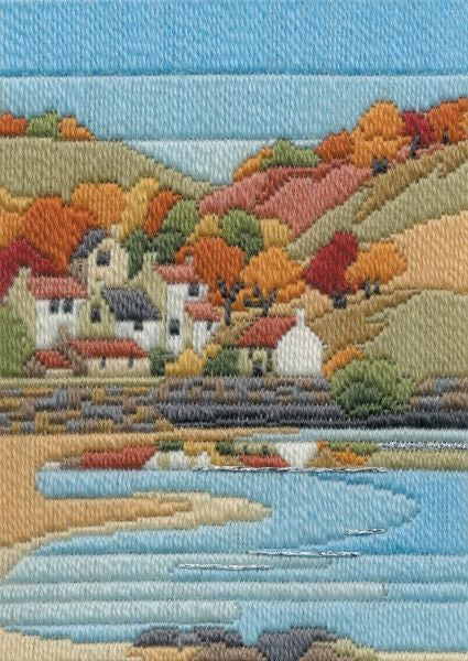 Coastal Autumn Long Stitch Kit - Derwentwater Designs MLS7