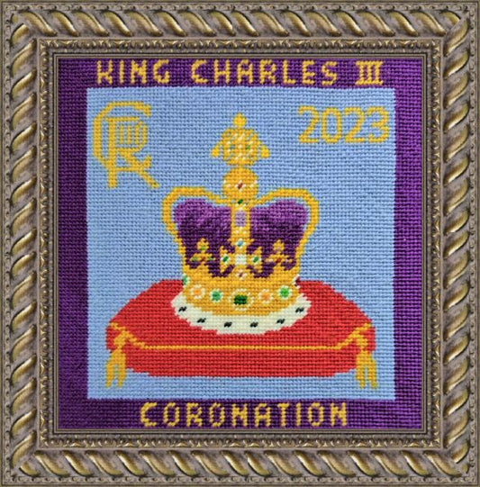 King Charles III Coronation Tapestry Kit - Designer's Needle