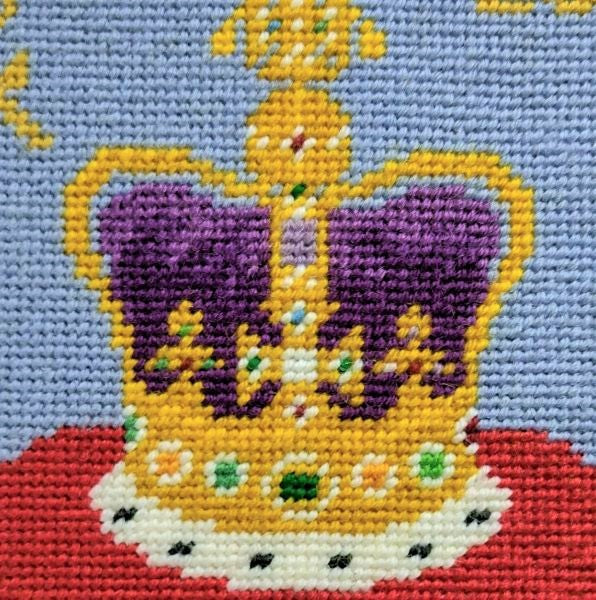 King Charles III Coronation Tapestry Kit - Designer's Needle