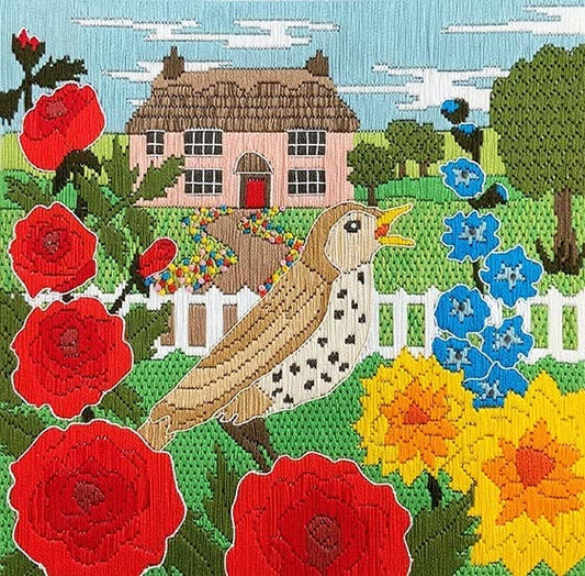 Cottage Garden Long Stitch Kit - Bothy Threads