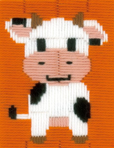 Cow Long Stitch Kit - Vervaco