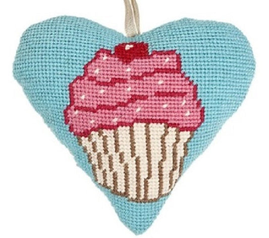 Cupcake Heart Tapestry Kit - Cleopatra's Needle