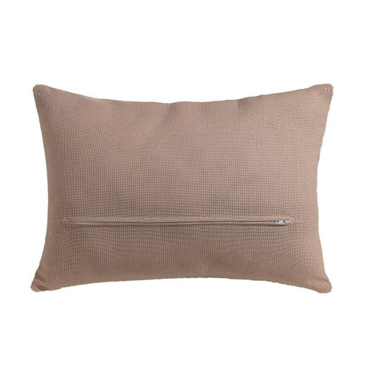 Cushion Back with Zip, 45 x 35cm - Cotton - Rustic Beige