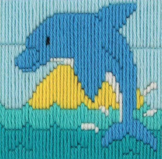 Dolphin Long Stitch Kit - Anchor 1st Kit