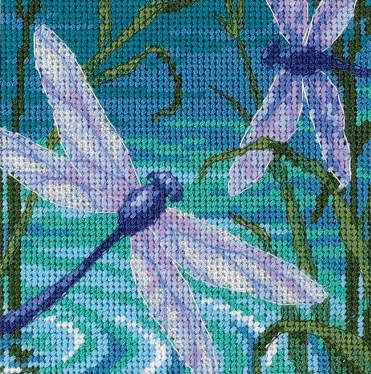 Dragonfly Pair Needlepoint Tapestry Kit - Dimensions D07208