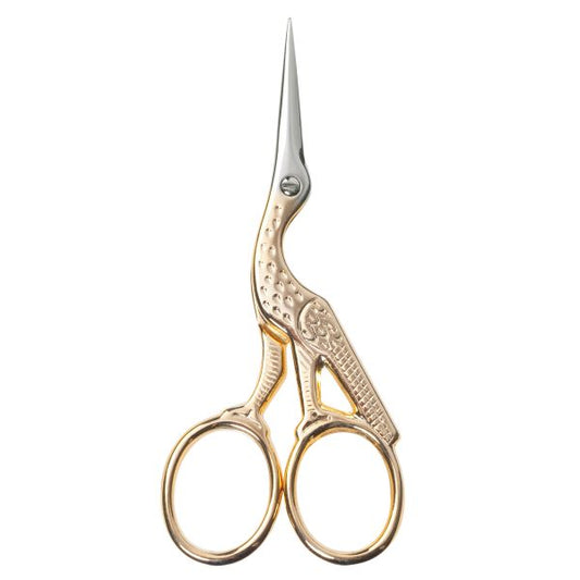 Stork Gold Embroidery Scissors - Milward - 3.5cm